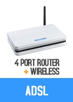 4 port + wireless